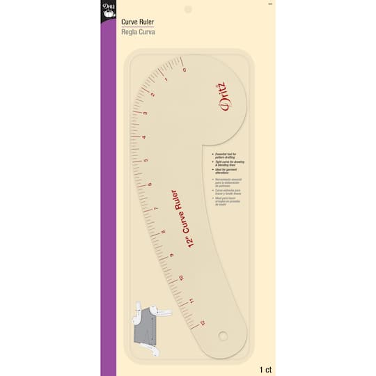 Dritz&#xAE; 12&#x22; Clear Curved Ruler For Pattern Drafting